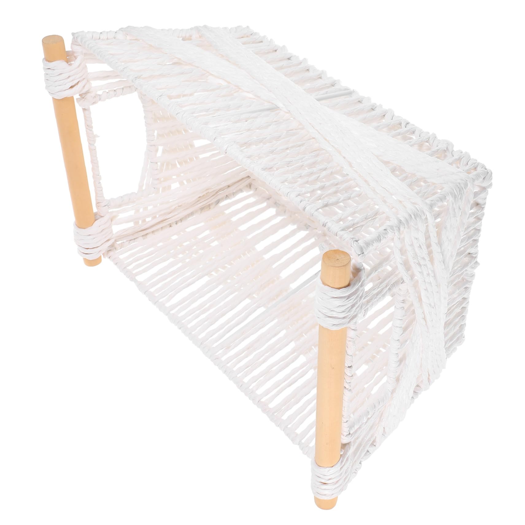 Gewebter Aufbewahrungskorb Aus Papierseil Multifunktionaler Organizer Für Tisch Und Zuhause Vielseitiger Kleinigkeitenkorb Im Boho Stil