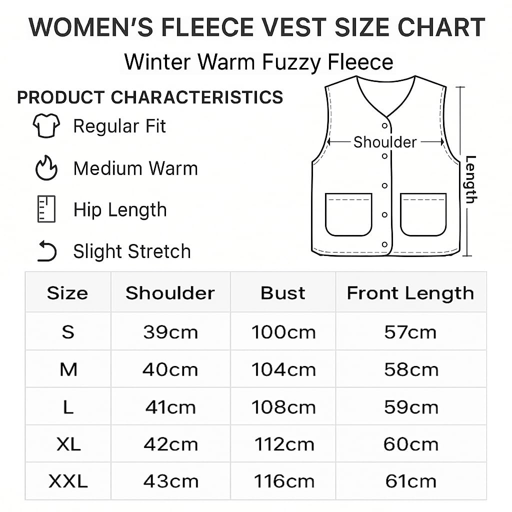 Damska kamizelka bez rękawów Teddy Fleece Dekolt w serek Krótka kamizelka polarowa z guzikami i kieszeniami pikowana kamizelka termiczna ciepła praktyczna kamizelka do układania