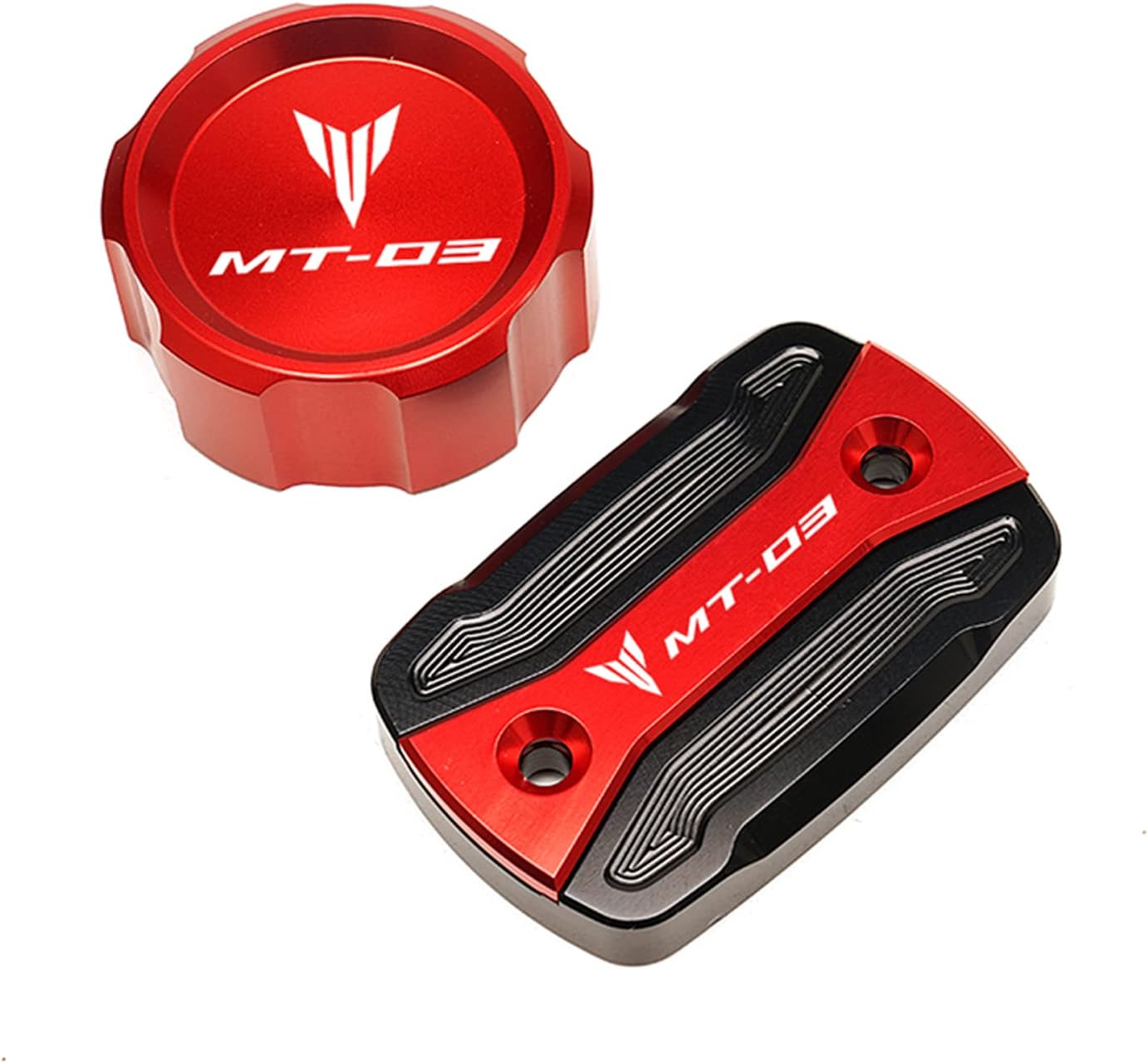MOWOK Fits For Yamaha MT03 MT-03 2015-2020 2021 2022 2023 2024 Accessories Motorcycle Front Rear Brake Fluid Cylinder Master Reservoir Cover