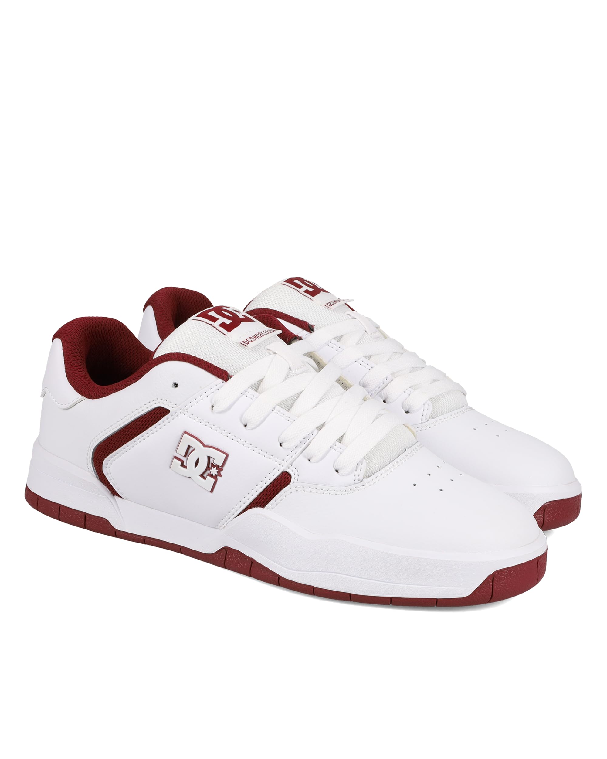 DC Shoes Central - Leather Shoes for Men - Lederschuhe - Männer - 40.5 - Weiss
