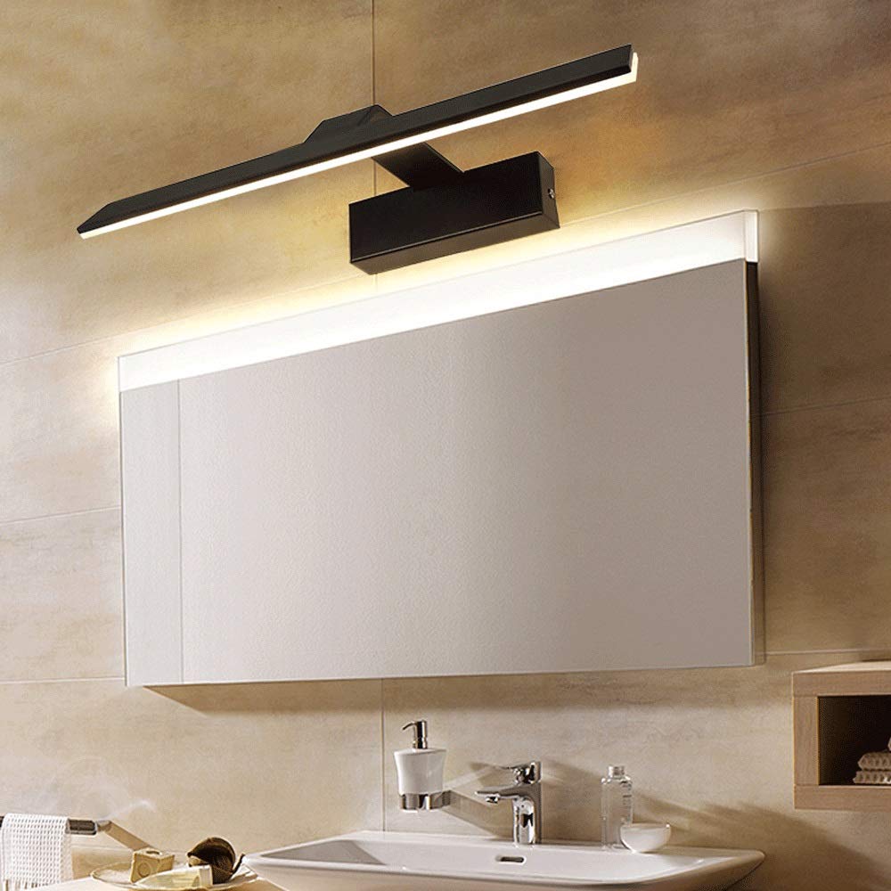 Luz Frontal Led Espejo, Linterna de Pared de Baño, Luces de Maquillaje, Espejo de la Lámpara de Espejo de la Pared Del Espejo de la Instalación Fácil