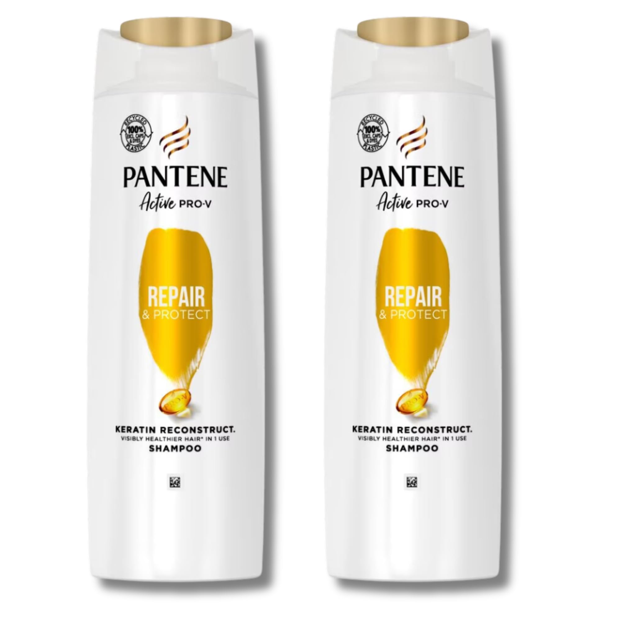 Pantene Repair & Protect Shampoo 400mL, Pack of 2