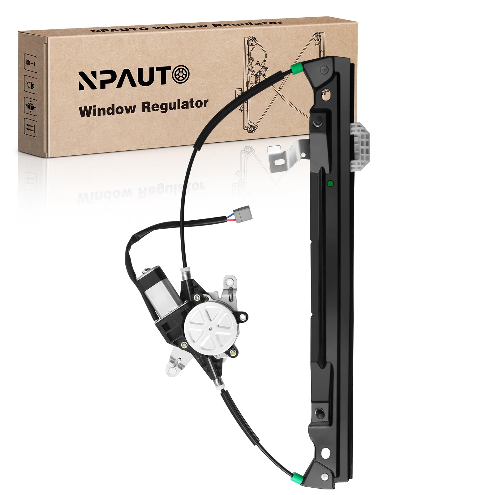 Rear Passenger Side Power Window Regulator w/Motor Replacement for 2002-10 Ford Explorer, 2007-10 Ford Explorer Sport Trac, 2002-10 Mercury