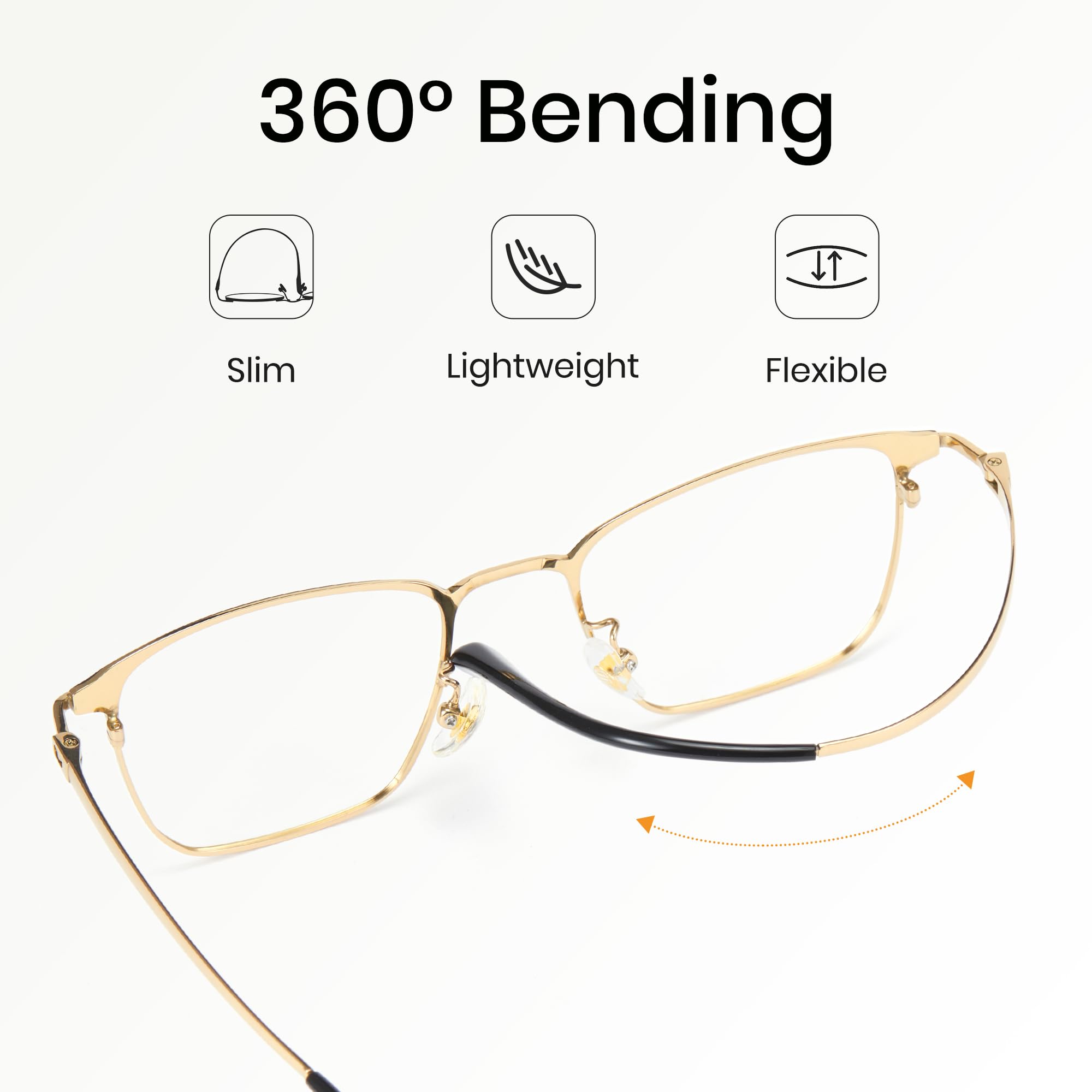 Cyxus Nerd Occhiali Uomo Donna Senza Prescrizione Montatura per Occhiali Moda 8142X62