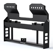 Pallet Forks Quick Attach Pallet Forks 4409 lbs Universal Skid Steer Pallet Fork Attachmen 45 Pallet Fork Frame for Tractors and Loaders Black