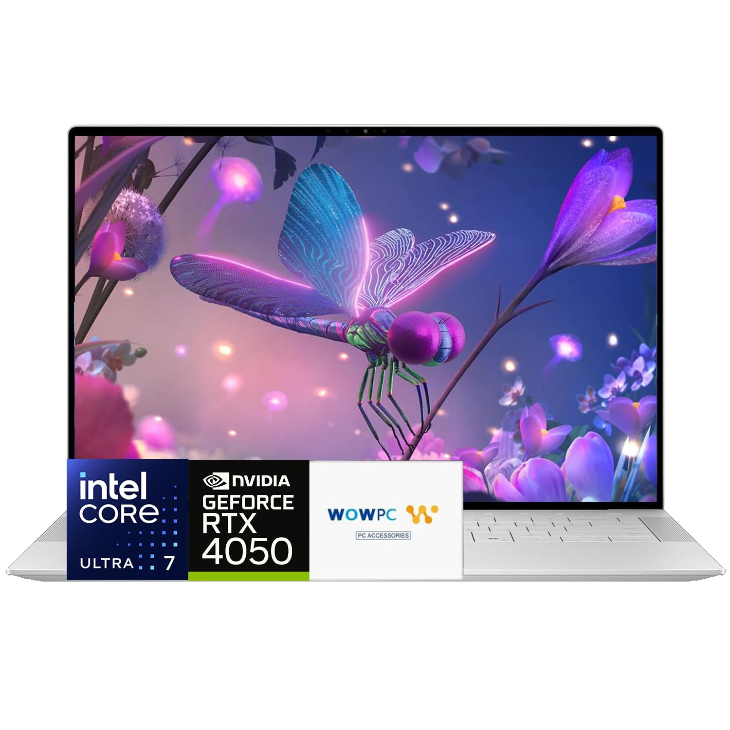 Dell XPS 16.3" WUXGA (1920 x 1200) Laptop | Intel Core Ultra 7 155H CPU | NVIDIA GeForce RTX 4050 | 512GB External | Backlit Keyboard | WOWPC Bundle |