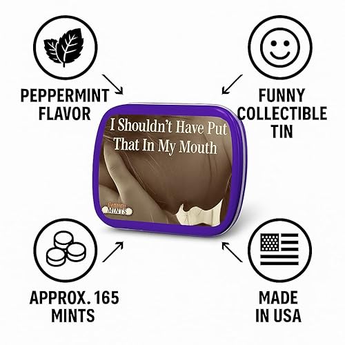Miniatura 3 de I Shouln't Have Put That In My Mouth Mints – Divertida lata de menta para aliento fresco – Regalo divertido de broma, relleno de calcetines,