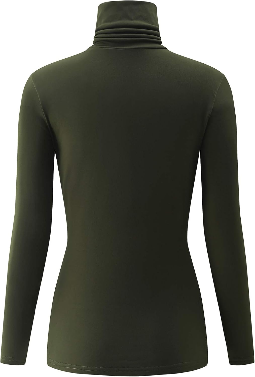 Kindcall Casual Turtleneck Tops Lightweight Long Sleeve Soft Thermal Shirts for Women - Image 2