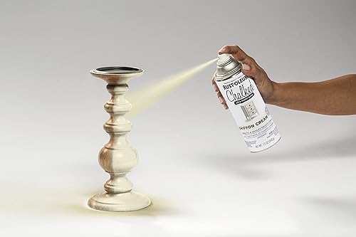 Miniatura 6 de Rust-Oleum 302596 - Pintura a la tiza en aerosol ultramate de 12 onzas, color chifón crema