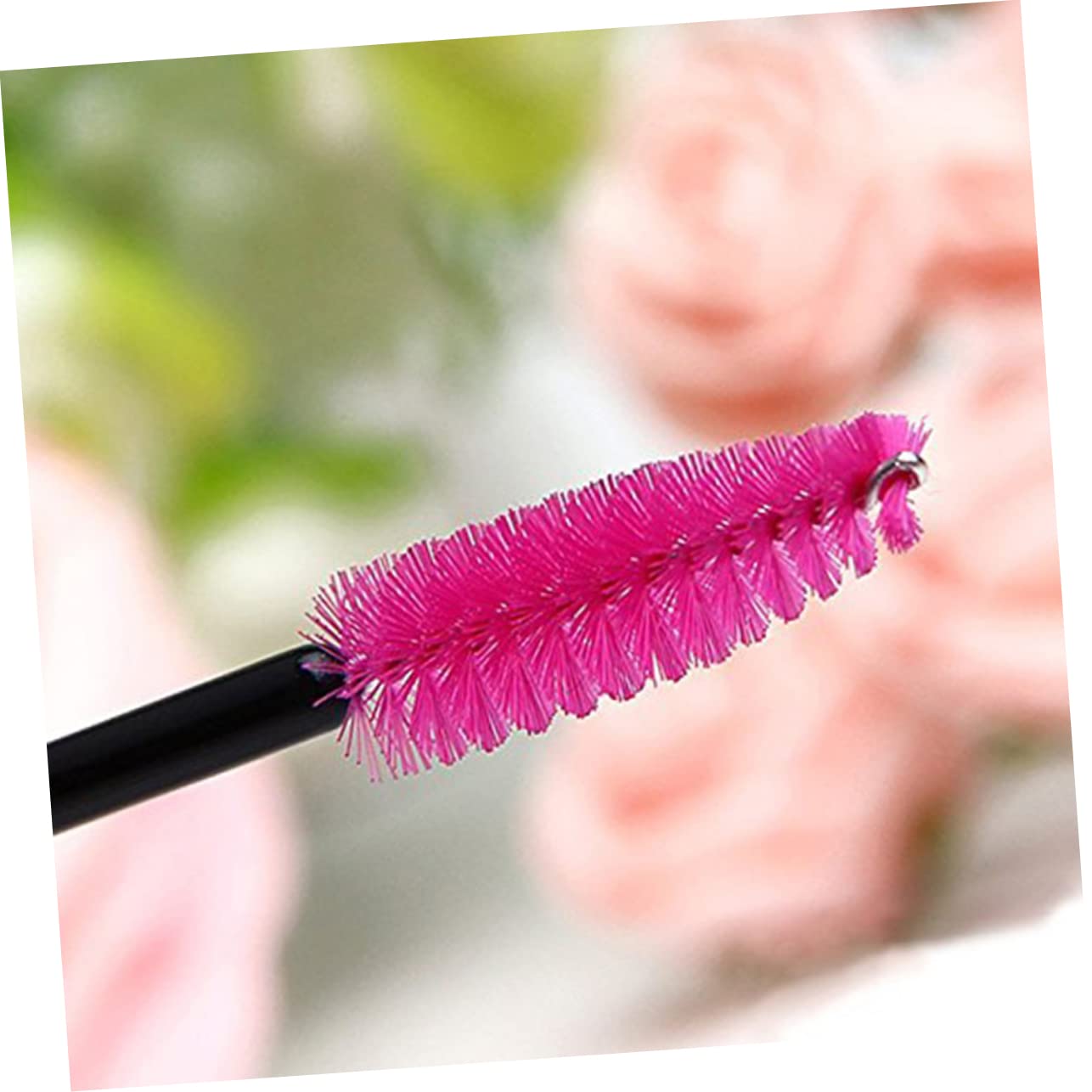 Baluue 50pcs Disposable Mascara Wands for Eyelashes Makeup Eye Brushes Set Perfect for Separating Lashes