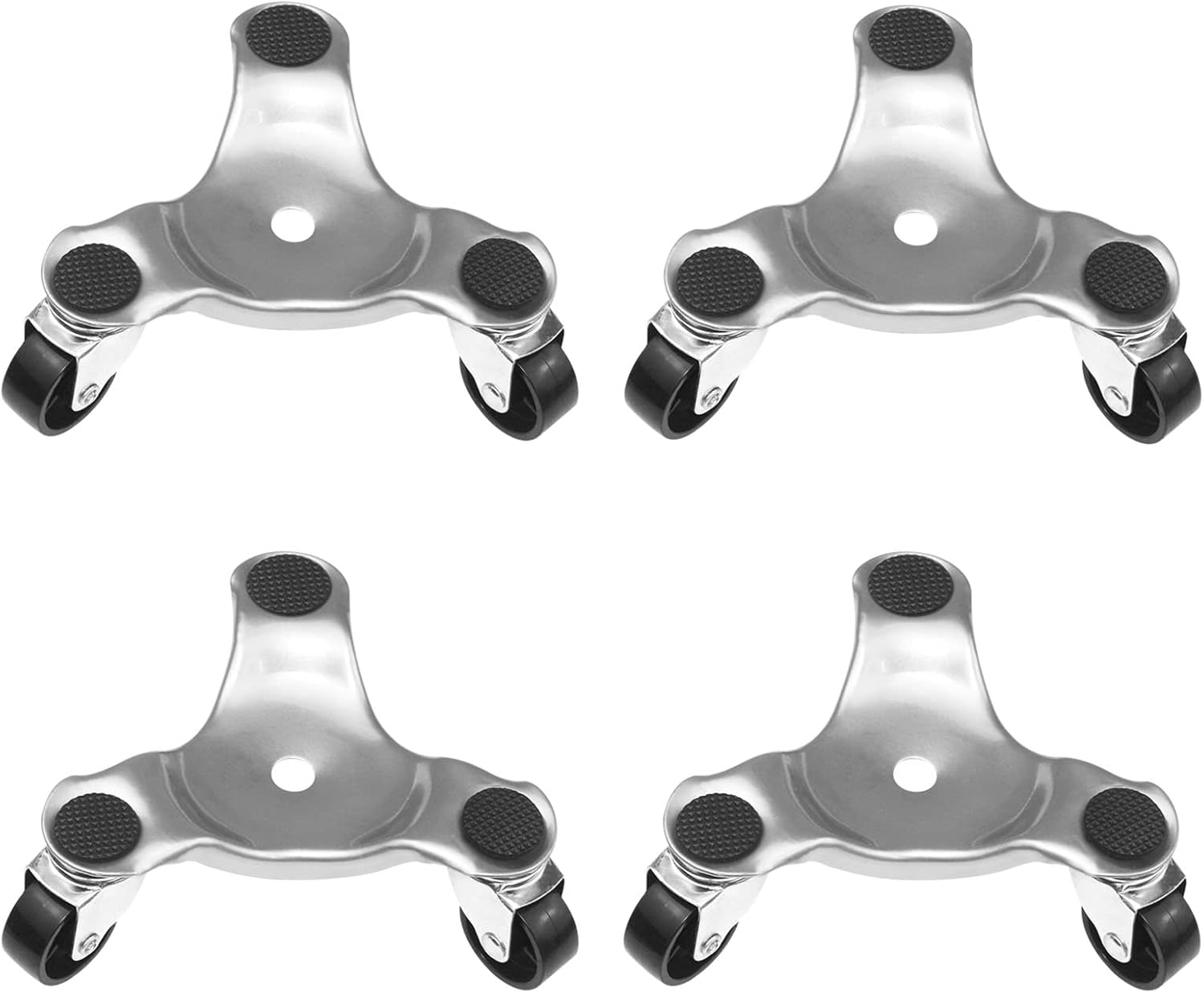 4 Packs Steel TriDolly 200 lbs Load Capacity 3 Wheel