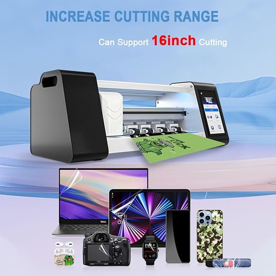 Screen Protector Cutting Machine, Intelligent Automatic Hydrogel Film Cutter ABS Screen Protector Cutting Machine 240V, Die Cut Machines