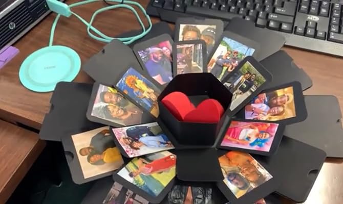 Anyumocz Surprise Explosion Gift Box with DIY Photo Album for India | Ubuy