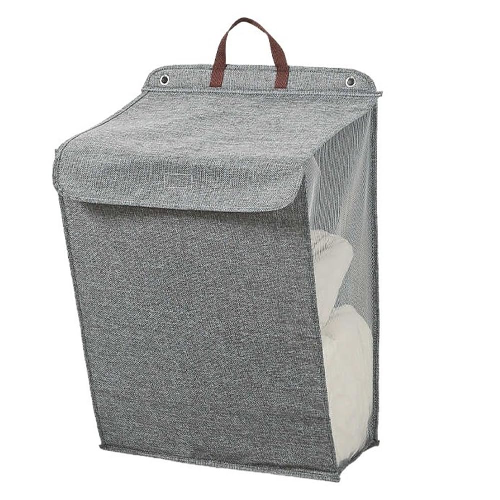 UDSKNV[KSL Foldable Laundry Basket Foldable Laundry Hamper Wall Hanging Clothes Storage Bag Home Bedroom Dormitory Laundry Basket