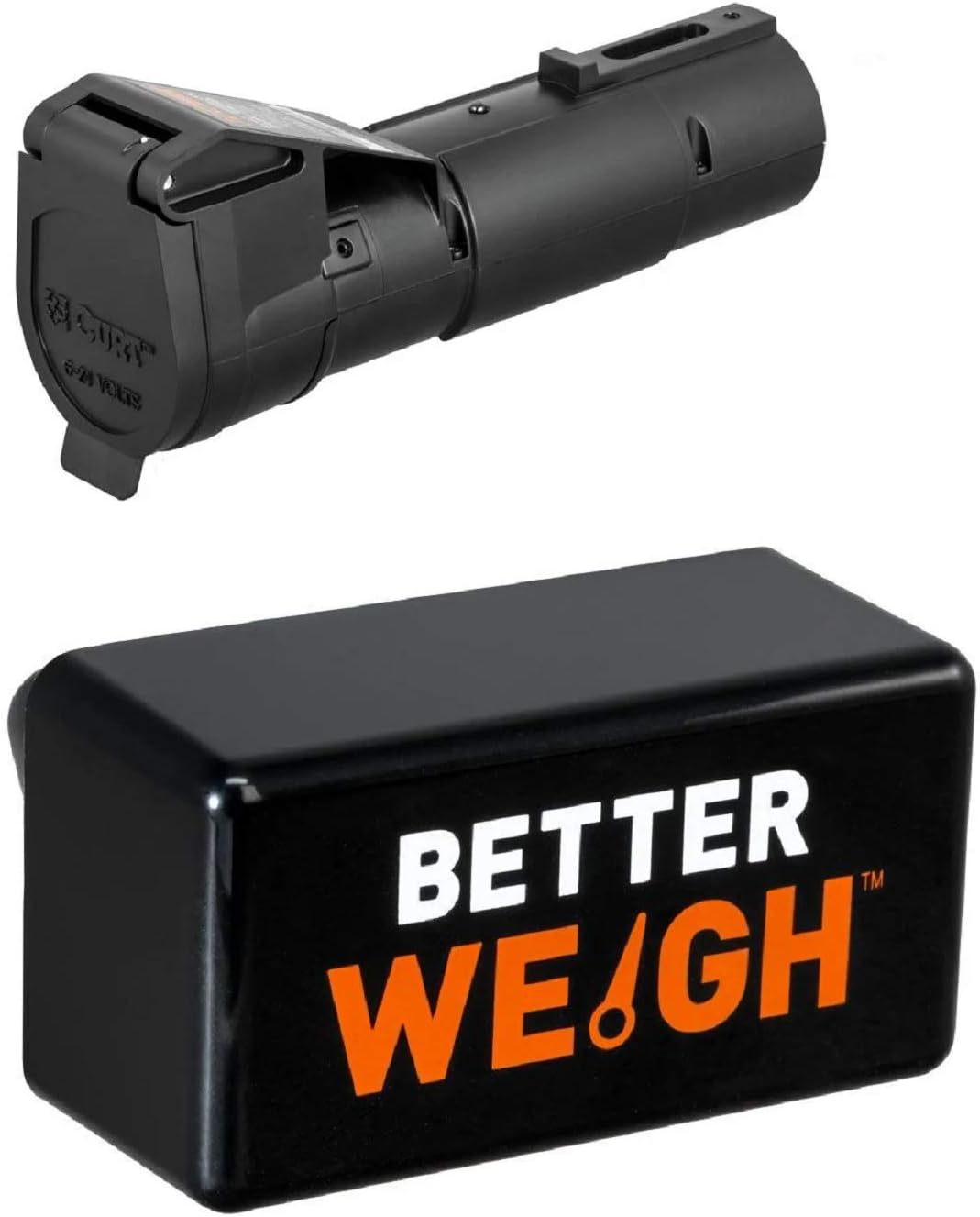 Curt 51180 51701 Echo Mobile Trailer Brake Controller with Betterweigh Mobile Towing Scale with Towsense Technology Bundle