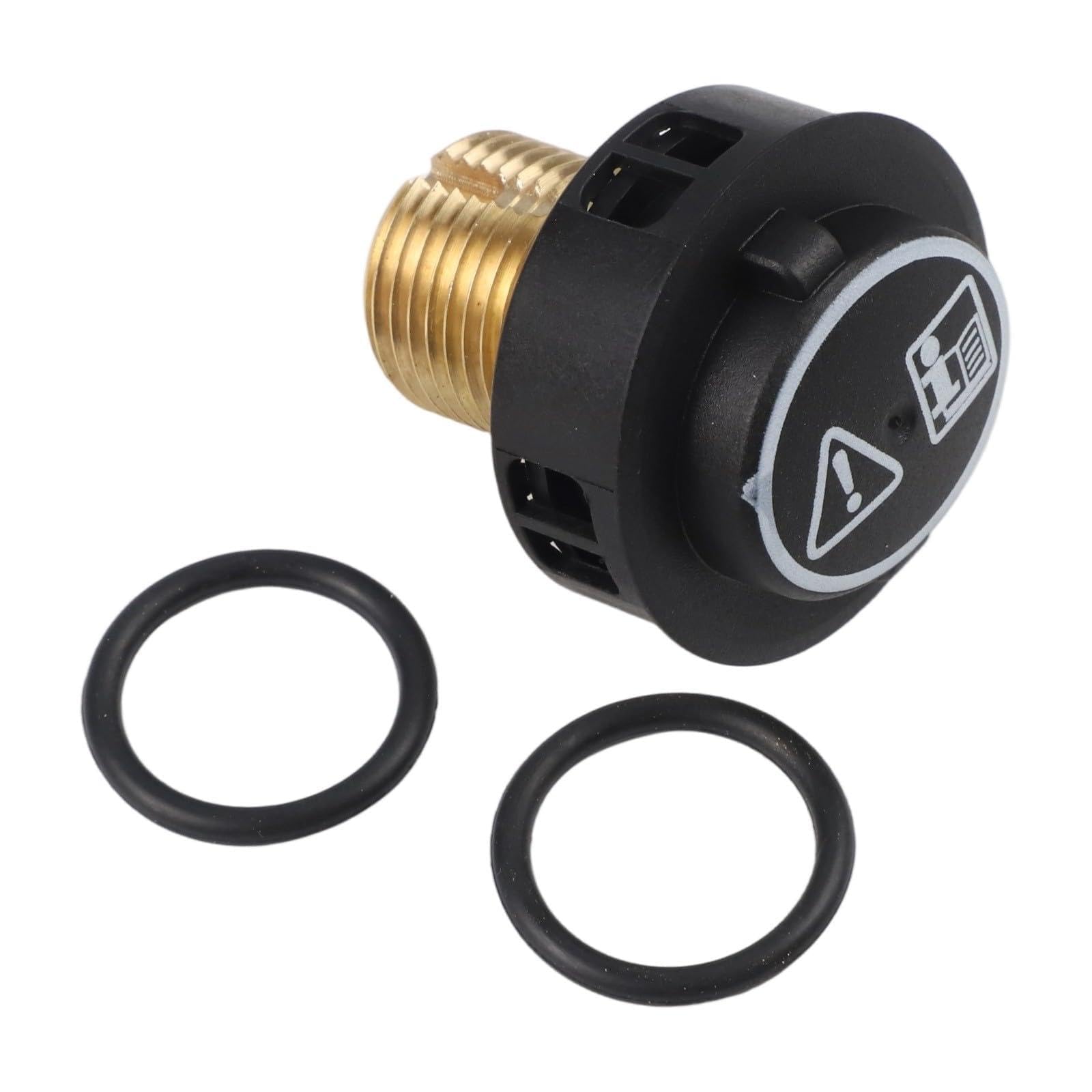EasyByMall Verrou de sécurité pour nettoyeur vapeur, bouchon de remplissage pour Karcher, soupape de surpression, pièce d'entretien pour SC2.500 SC4 SC5, noir