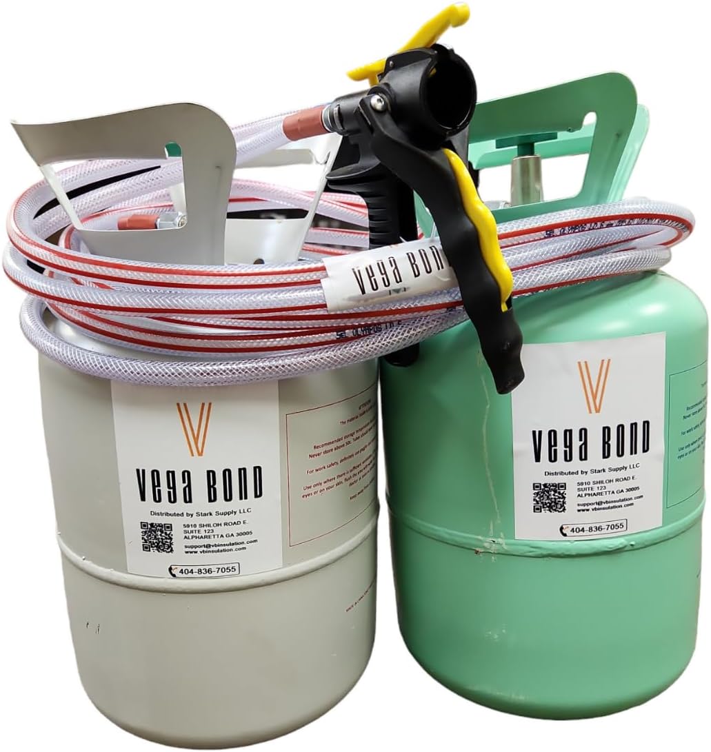 Vega Bond V200 Closed Cell Spray Foam Kit Fast Rise, 200 Board Feet