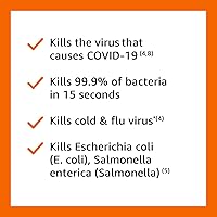 Vista 2 de Yaxa Basics Toallitas desinfectantes, aroma a limón y fresco, desinfecta, desinfecta, desinfecta, desodoriza, 340 unidades (4 paquetes de 85)