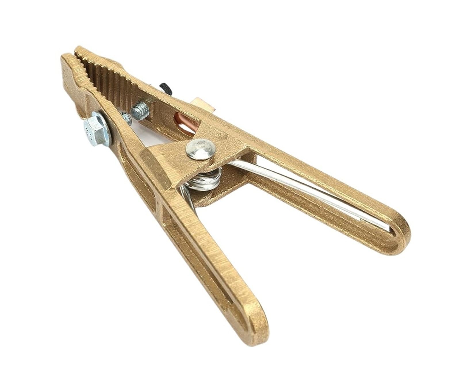 Wudcw One Color Ground Clamp Welding Electrode Holder Earth Ground Cable Clip Crocodile Clips