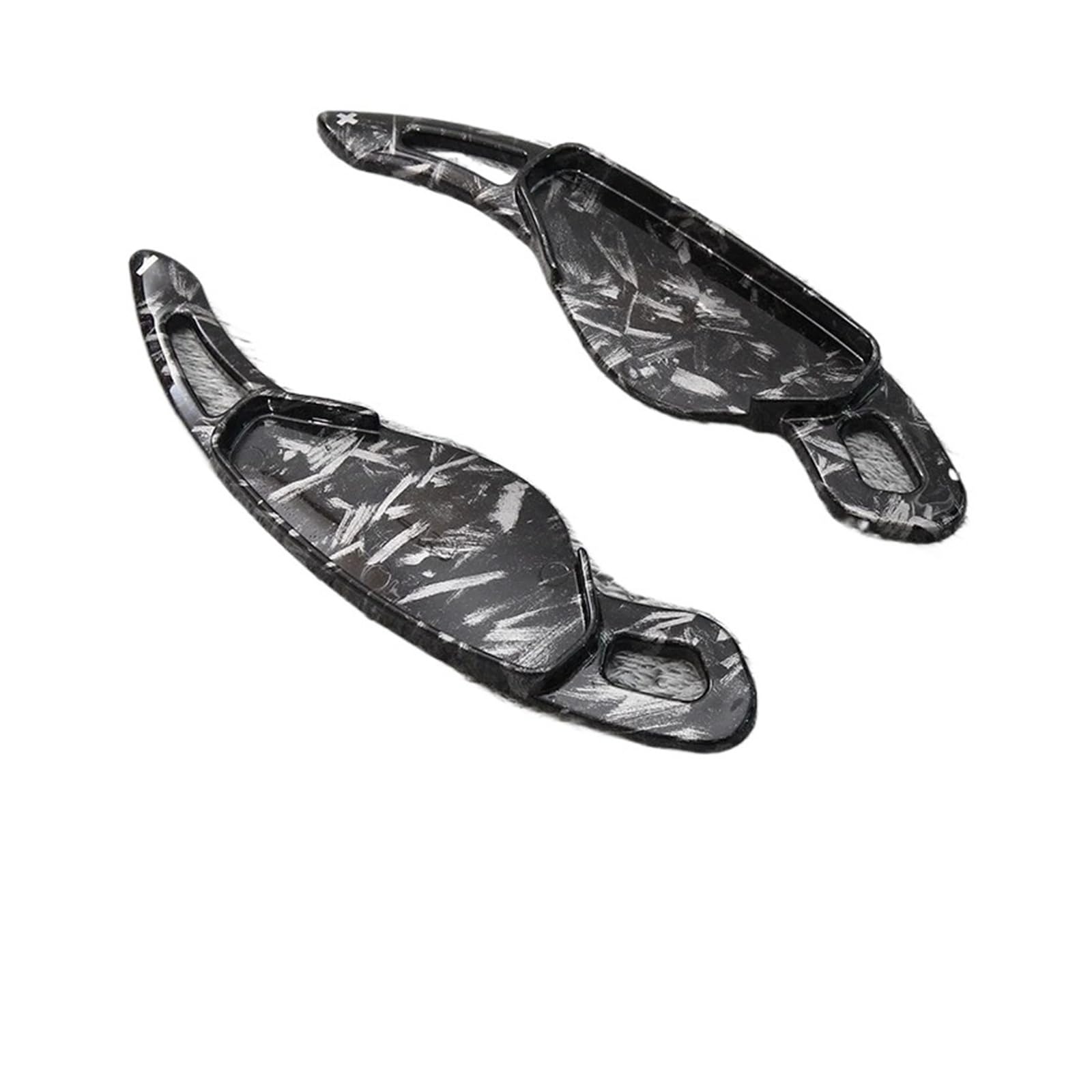 Xxiucj Car Paddle Shifter Extensions for Jaguar for XF for XE for XFL for XEL for XJ ABS Car Steering Wheel Paddle Shift Gear Extension Shifter(Forging Pattern)