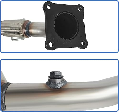 Miniatura 4 de Convertidor catalítico compatible con Volkswagen Golf 2001, 2002, 2003, 2004, 2005, 2006, Volkswagen Jetta 2001-2005, Convertidor catalítico Beetle