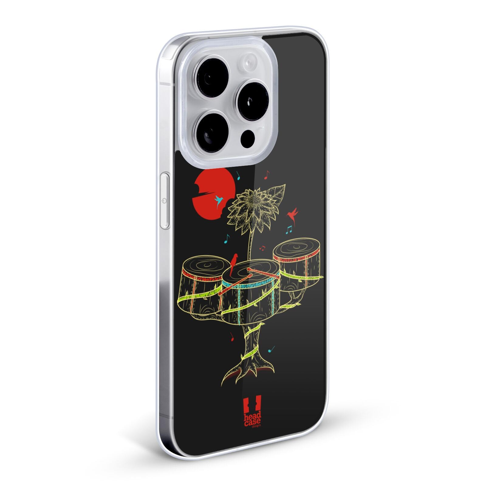 Head Case Designs Drums Music in Nature Gel Case [Military Grade Protection] Compatible with Apple iPhone 11 and Compatible with MagSafe