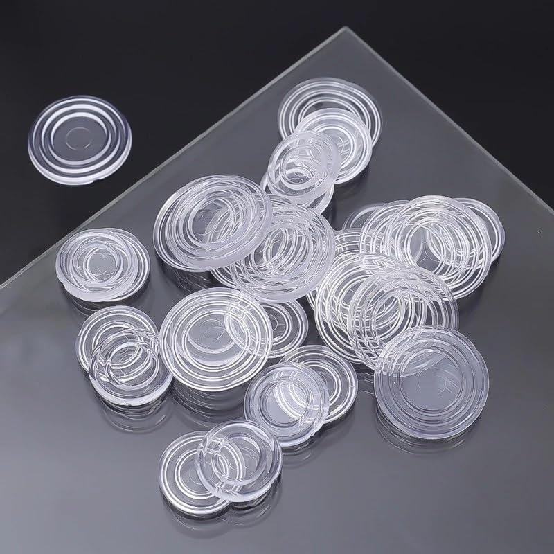 30pcs Transparent Anti-Slip Rubber Pads Chair Legs Pads Floor Protector Non-Slip Mat Furniture Mute Stickers Tea Table Glass Gaskets