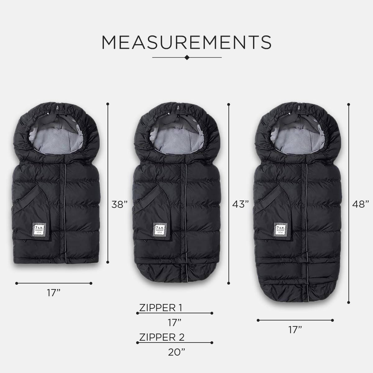 Cobertor 7AM Enfant 212 - Ajustável Com Zíper Para Bebê 6M-4T
