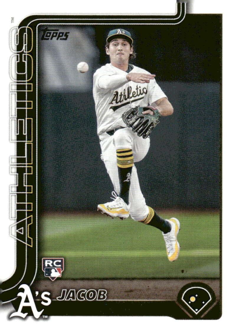 Amazon.com: 2025 Topps #314 Jacob Wilson RC Rookie Oakland