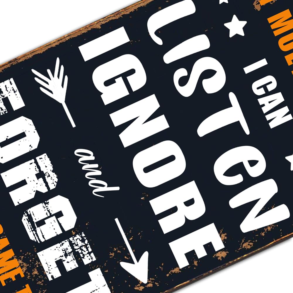 Plaque En étain Vintage Amusante Avec Inscription « I'm Multitasking