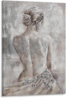 Aesthetic Art Sexy Woman Back Nude Painting Naked Women Canvas Wall Art Posters For Room Aesthetic Canvas Painting Posters And Prints Wall Art Pictures for Living Room Bedroom Decor 16x24inch(40x60c