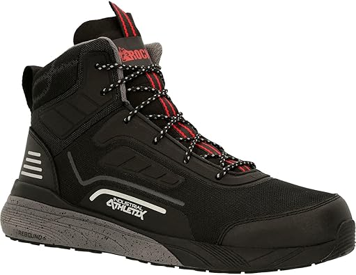 rocky black work boots