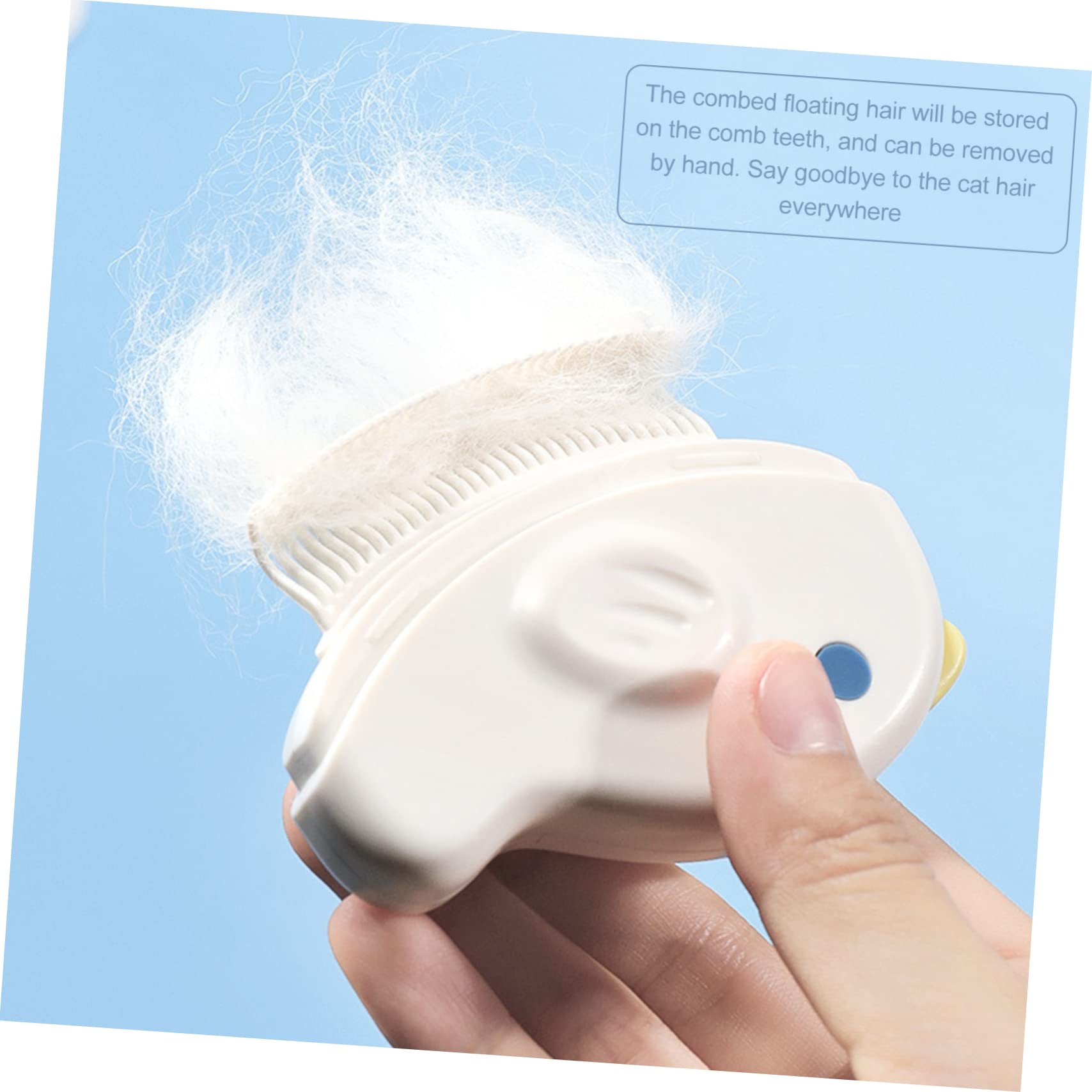 minkissy 6piezas Peines Para Cepillos Para Gatos y Quitapelos Portátil Para Eliminación De Pelo Accesorios De Limpieza Para Gatos y