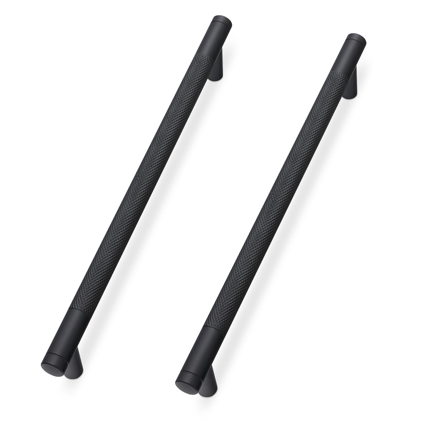 10 Pack Matte Black and Champagne Bronze Cabinet Pulls knurled 5 Inch Hole Centers Kitchen Cabinet Handles Drawer Pulls Cabinet Hardware — Amazon image 14
