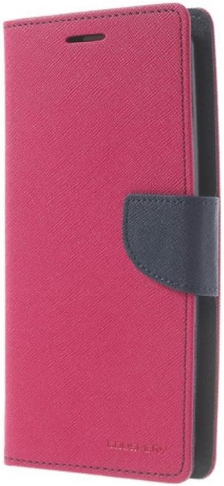 Mercury LG G Flex D955 Flip Leather wallet case Stand Dark Blue/Rose Cover Clutch Purse