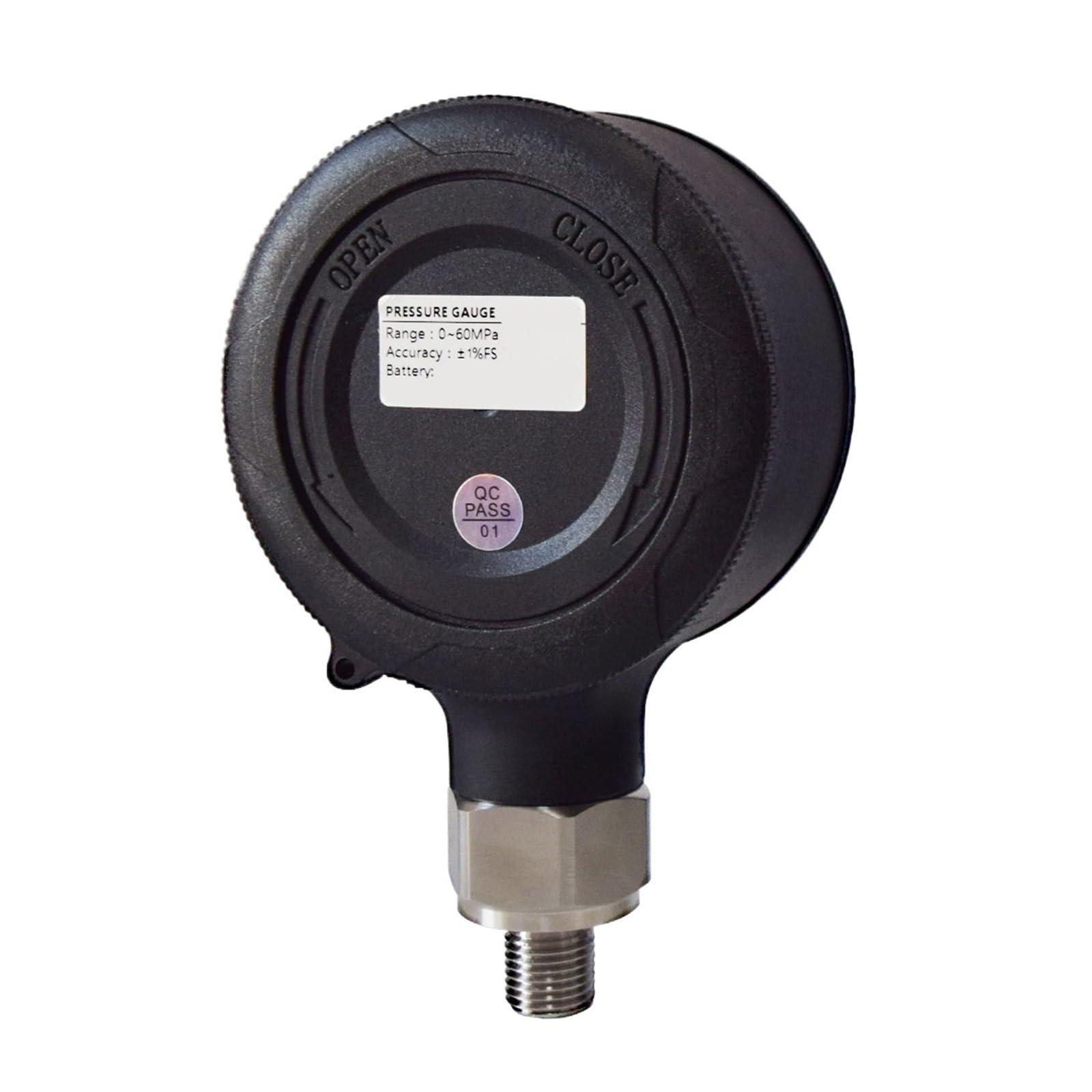 Manómetro digital de precisión, medidor de agua con manómetro de acero inoxidable de 80 mm(0-1MPa)