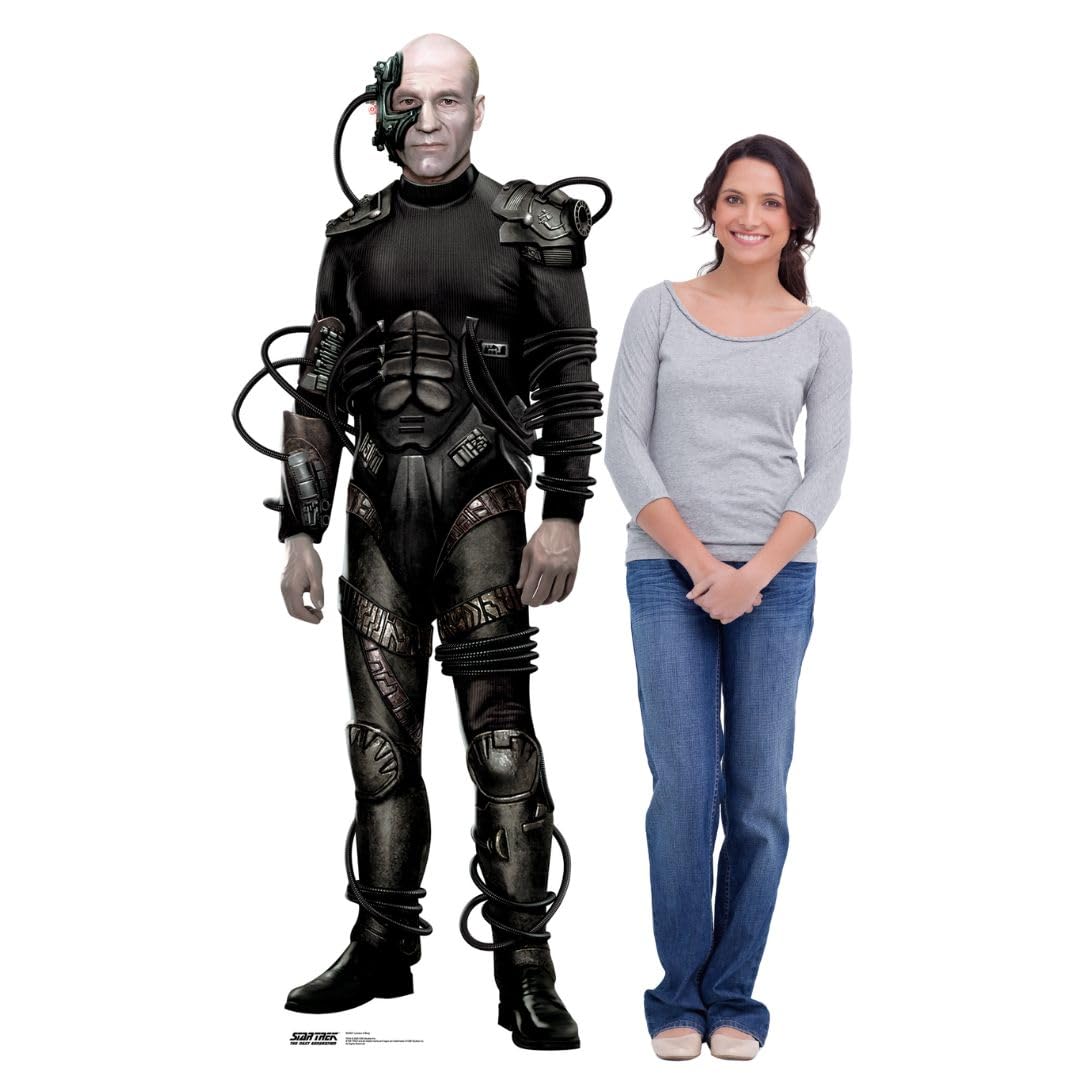 Star Cutouts SC4831 Star Trek Locutus of Borg Lifesize Cardboard Cutout 180cm – Iconic Sci-Fi Villain Display, Collector Gift & Fan Décor