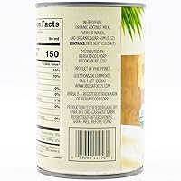 Vista 3 de Iberia Leche de coco orgánica, 13.5 onzas líquidas (paquete de 12)