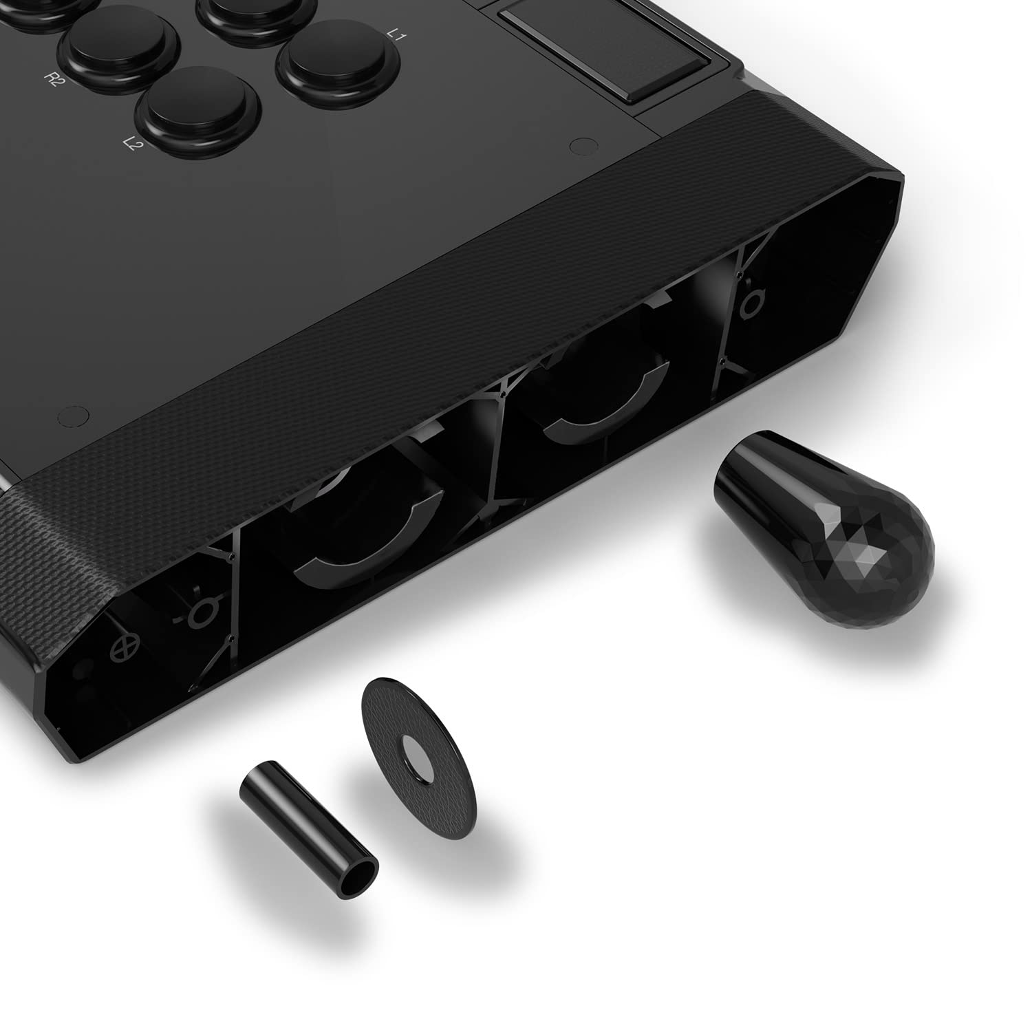 qanba Obsidian 2 - Joystick arcade per PlayStation 5, PS4 - Licenza ufficiale Sony - Pro FightStick - Compatibile con PC