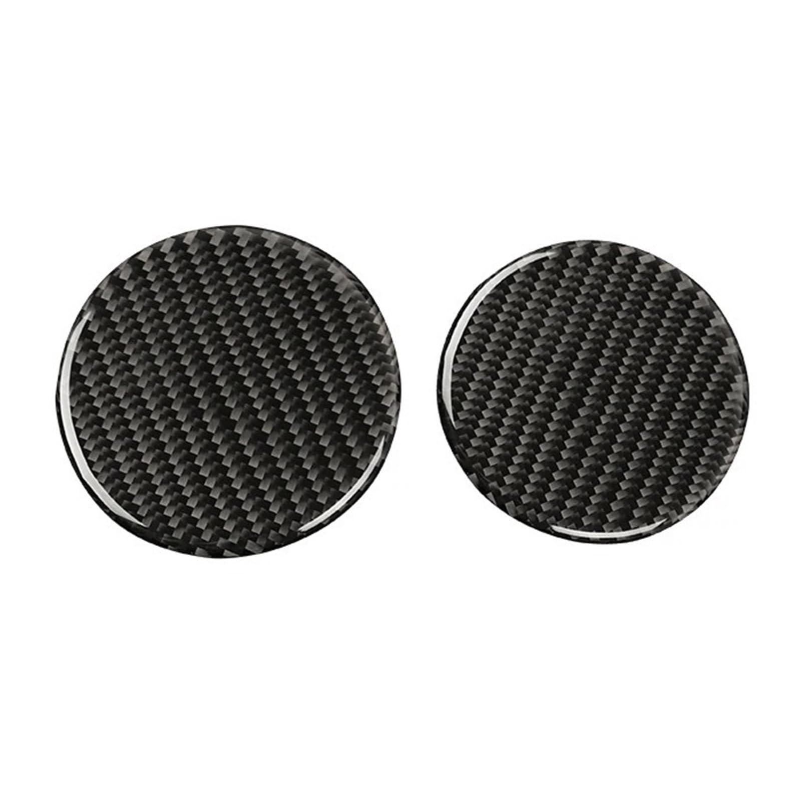 THXZINGLWG Compatible for Mustang GT 2015-2021 Car Accessories Carbon Fiber Interior Auto Water Cup Slot Gasket Trim Cover Sticker Decal Decor(TYPE5)