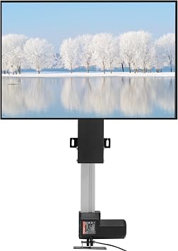 VEVOR Electric TV Lift Stroke Length Electric TV Mount with Remote Control Height Adjustable 20" 500mm Stroke