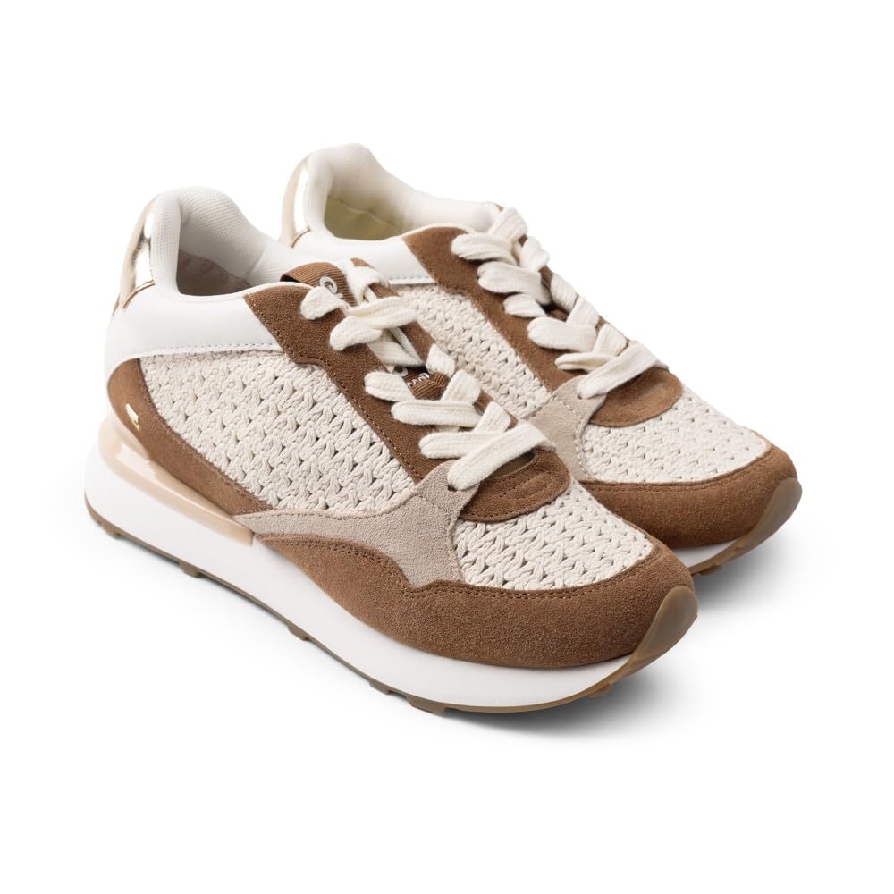 GIOSEPPO Women's Dapitan Sneaker, Beige, 3.5 UK