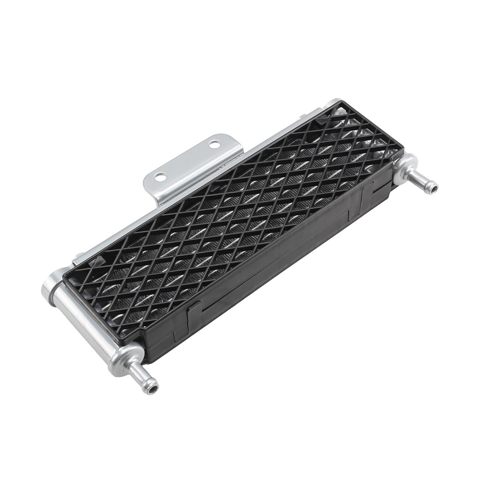 SSIMOO Radiador de Motocicleta, Enfriador de Aceite de Motor, Dirt Pit Bike, Compatible con 150SX KX 65 85 100 140 YZ 125 (Color : Silver M10)