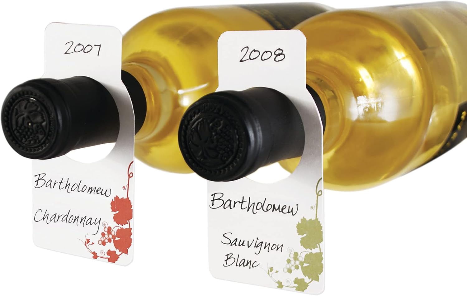 Barware PVC 200 Counts Wine Cellar Labels Wine Bottle Neck Tags Kitchen