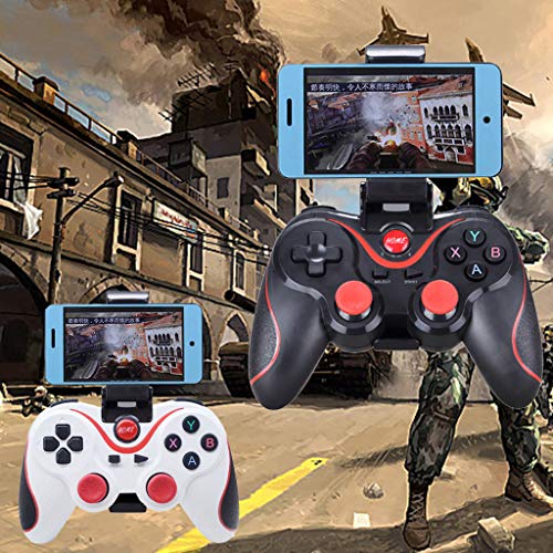 Radorock Wireless Bluetooth Gamepad Controller For Android TV Box Tablet PC With Stand for All Android smartphones/TV Boxes/PCs/etc (Black) - Thumbnail 2
