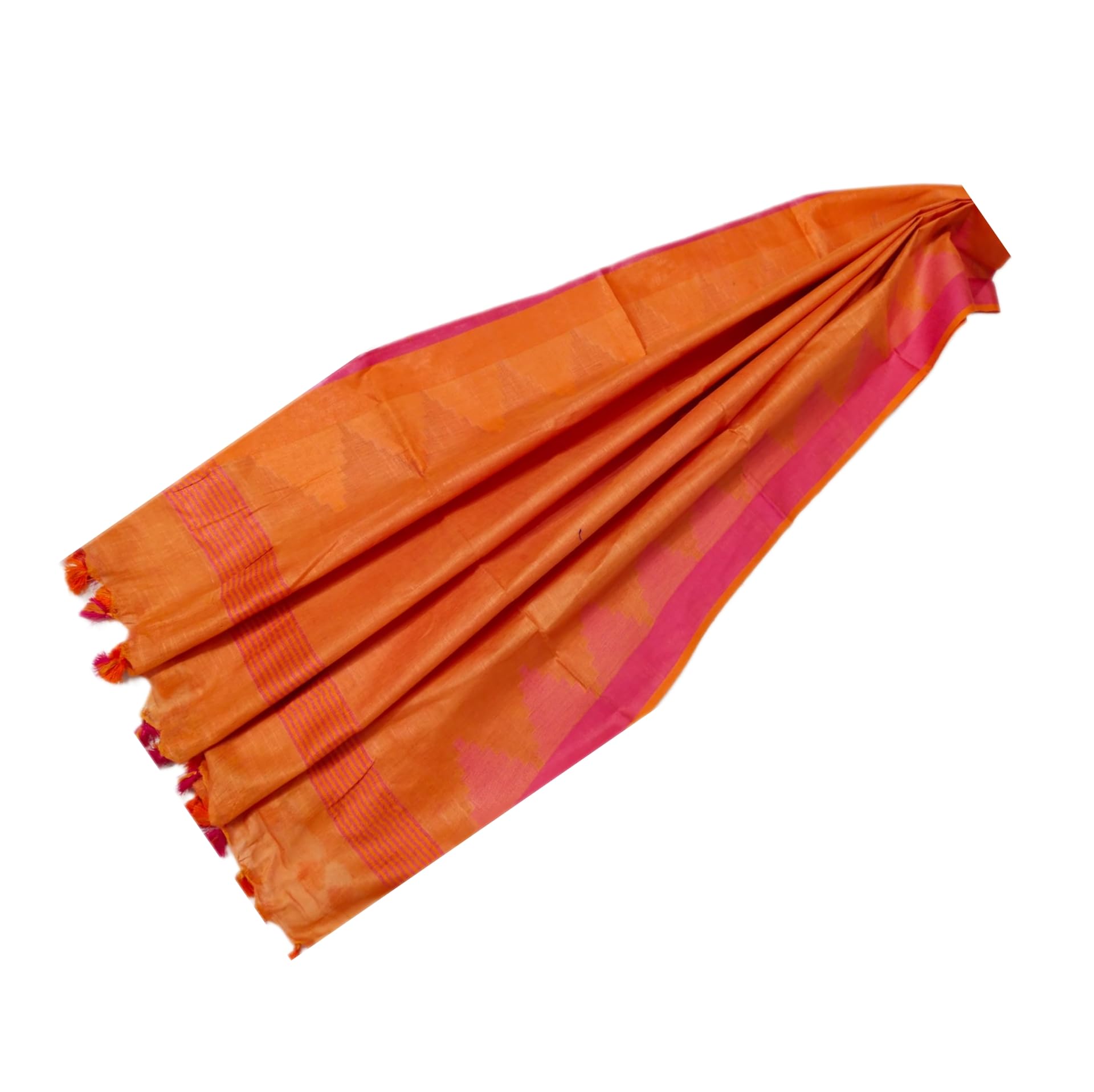 zafreen handloom | Women's Bhagalpuri Temple Weaving Semi Linen Dupatta (Stole) 2.25mtr._Free Size-picture-36