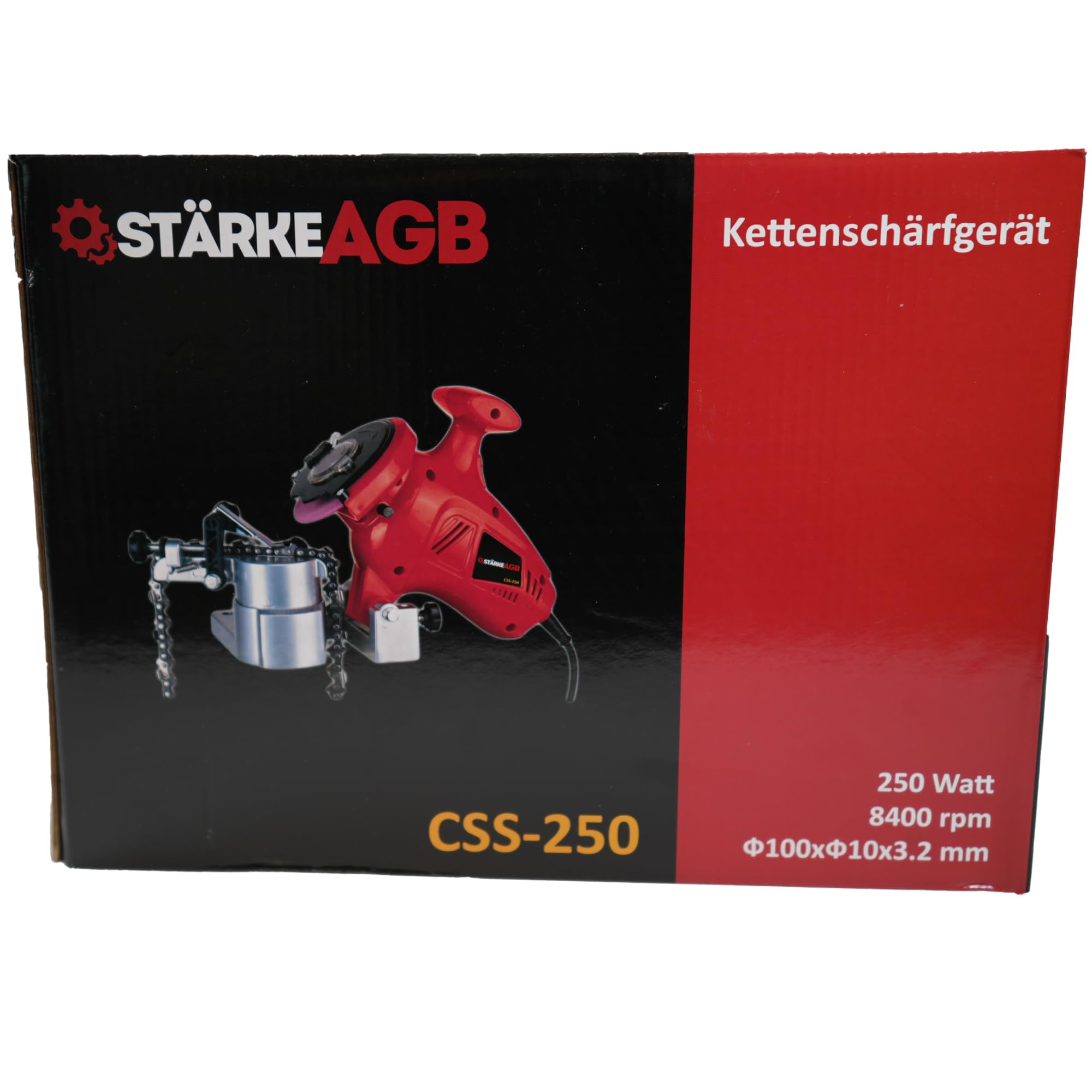 AFFÛTEUR DE CHAÎNE StarkeAGB CSS-250 8400 tr/min, 250 W avec 3 disques