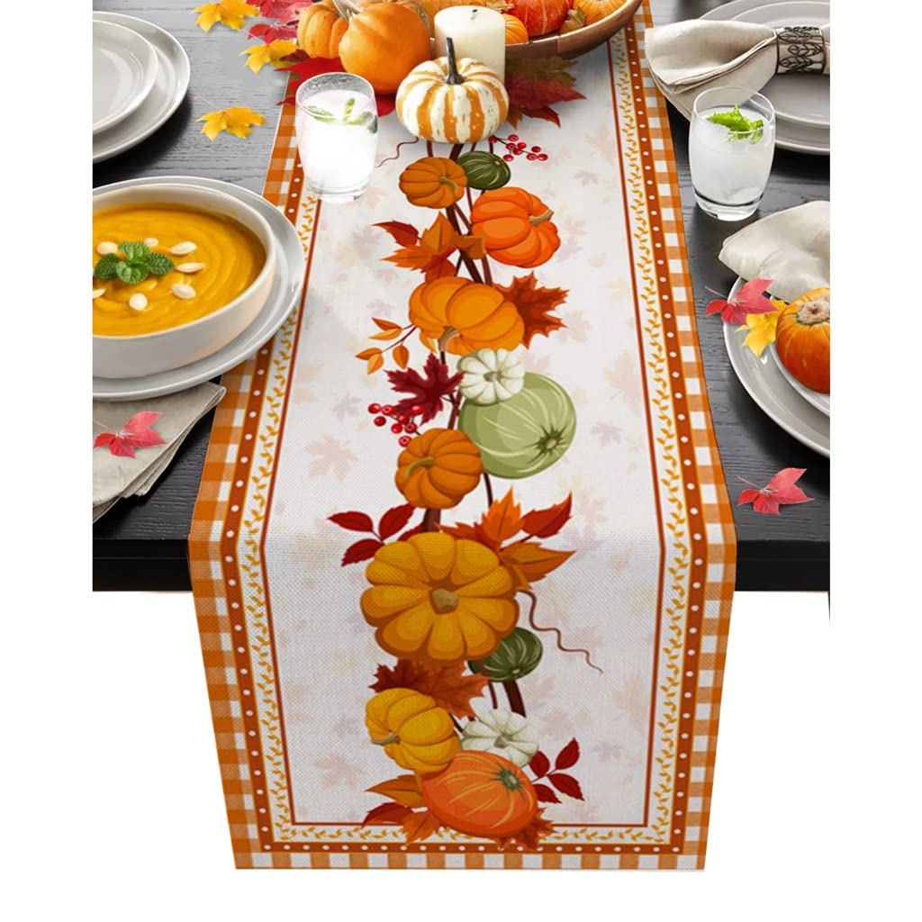 Nappe florale et chemin de table raffiné 33x304cm pour décoration de buffet