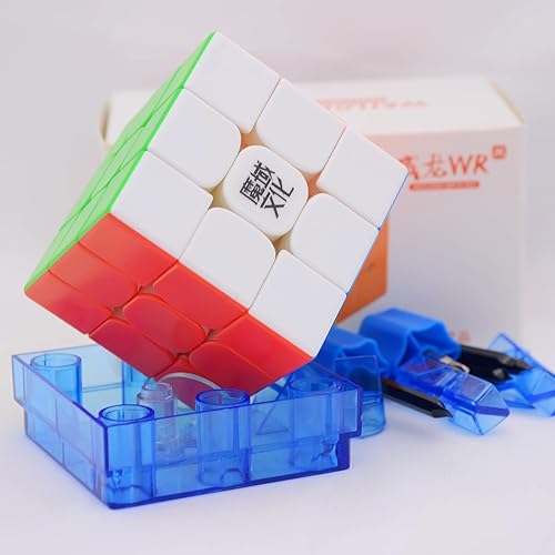 Miniatura 2 de Bukefuno MoYu Weilong WRM 2021 3x3 Magia magnética WR M 2021 Lite ver Puzzle moyu 3x3x3 Versión insignia mágica competencia sin pegatinas 3x3