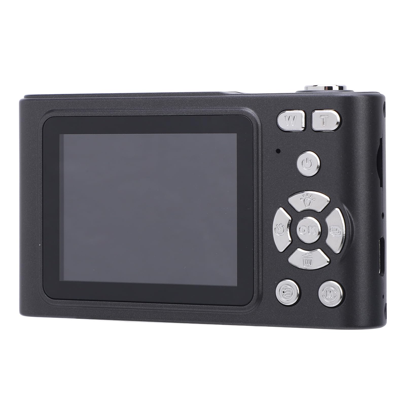 Camera digitale 4K, fotocamera da vlogging da 48 MP, fotocamera di registrazione video Zoom Anti Shake 16x per paesaggio, ritratto, sport, aereo (Nero)